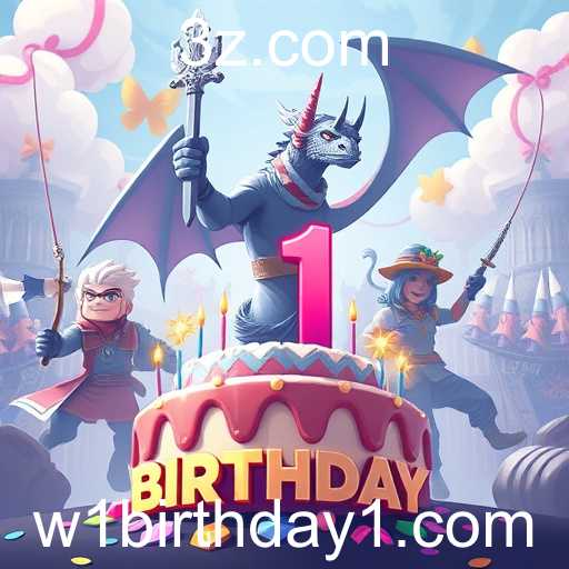 Celebração de Aniversário no Mundo dos Jogos